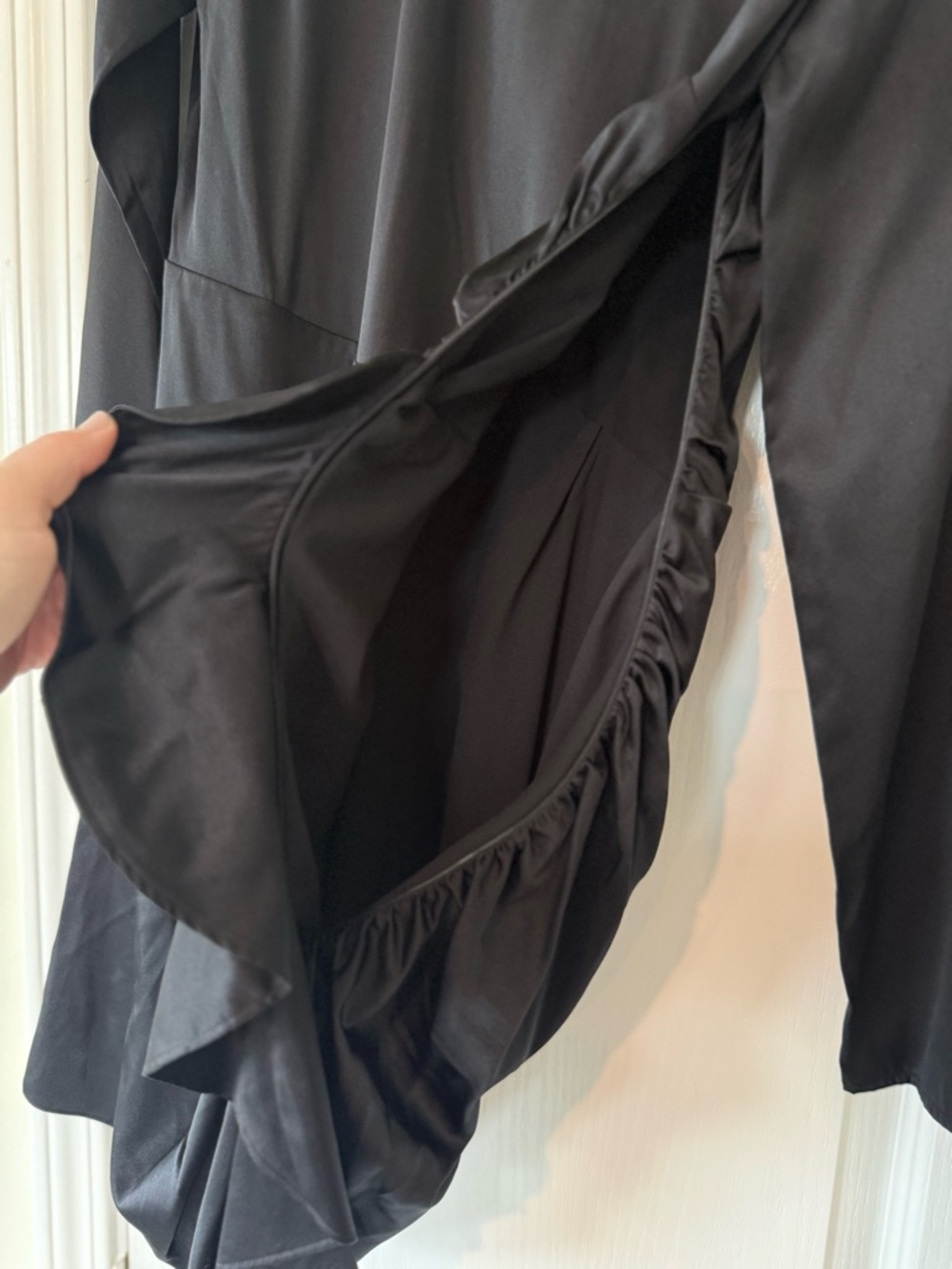 Veronica Beard Rula Ruched Silk Dress - Picture 9 of 14